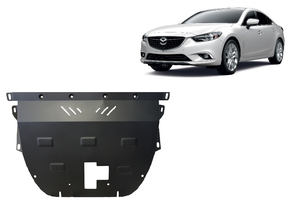 Mazda 6 (2013-2026) Engine, Gearbox, Radiator Skid Plate - 2 mm Steel