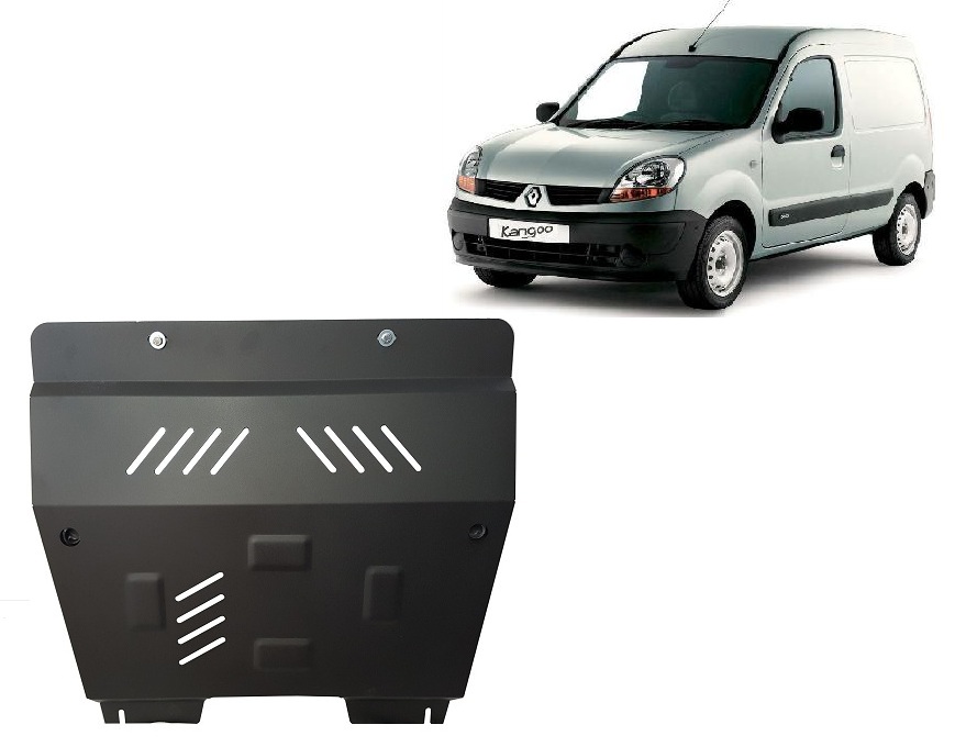 Renault Kangoo (1997-2008) Engine, Gearbox Skid Plate - 2 mm Steel