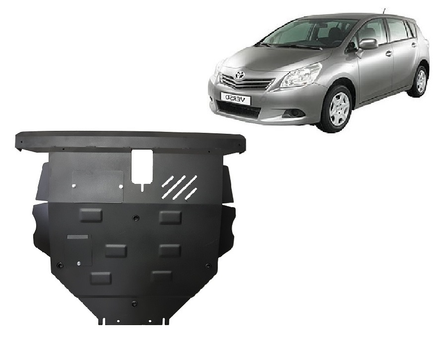 Toyota Corolla Verso (2002-2008) Engine Skid Plate - 2 mm Steel