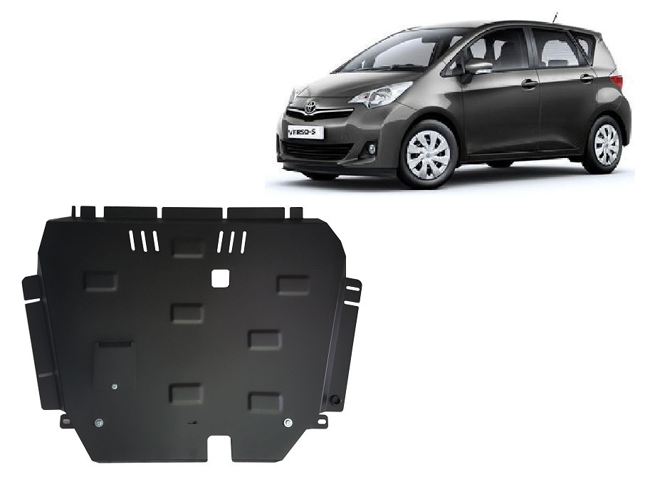 Toyota Verso (2007-2018) Engine, Gearbox Skid Plate - 2 mm Steel