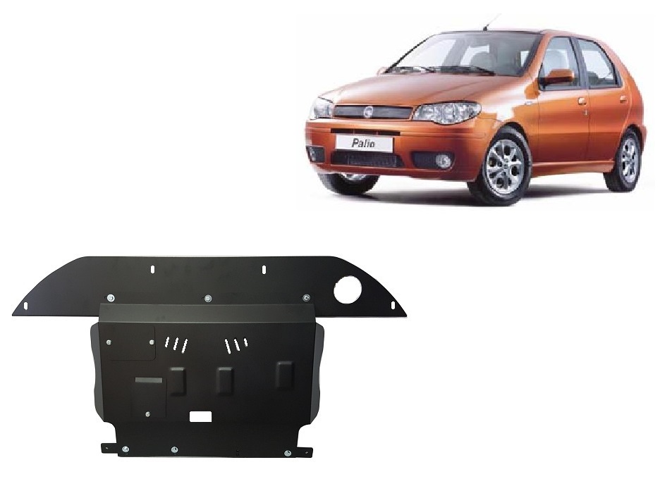 Fiat Palio (1996-2003) Engine, Gearbox Skid Plate - 2 mm Steel