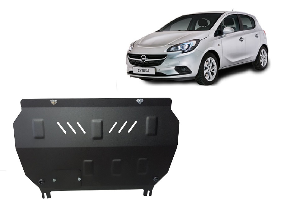 Opel Corsa E (2014-2019) Engine, Gearbox Skid Plate - 2 mm Steel
