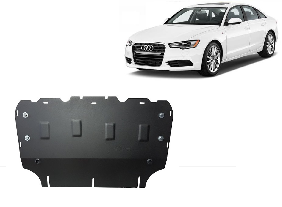Audi A6 (2011-2018) Engine, Radiator Skid Plate - 2 mm Steel