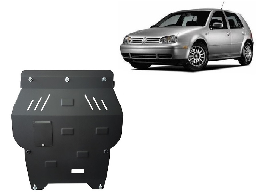 VW golf mk4 (1998-2006) Engine, Front Bumper, Gearbox, Radiator Skid Plate - 2 mm Steel