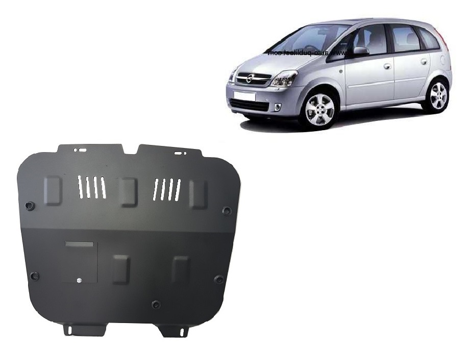 Opel Meriva A (2003-2010) Engine, Gearbox, Radiator Skid Plate - 2 mm Steel