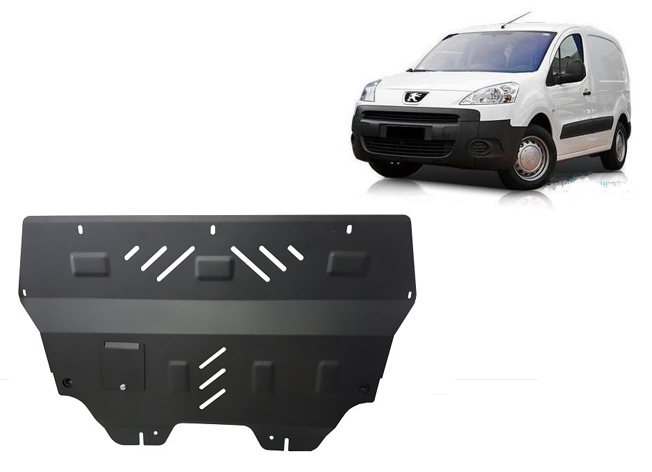 Peugeot Partner (2008-2020) Engine, Gearbox Skid Plate - 2 mm Steel