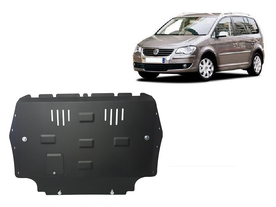 VW Touran (2010-2015) Engine, Gearbox, Radiator Skid Plate - 2 mm Steel