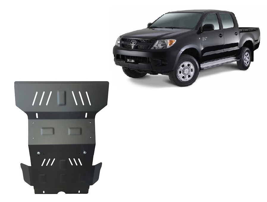 Toyota Hilux (2004-2015) Engine, Radiator Skid Plate - 3 mm Steel