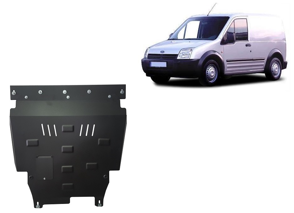 Ford Transit Connect (2002-2012) Engine, Gearbox, Radiator Skid Plate - 2 mm Steel