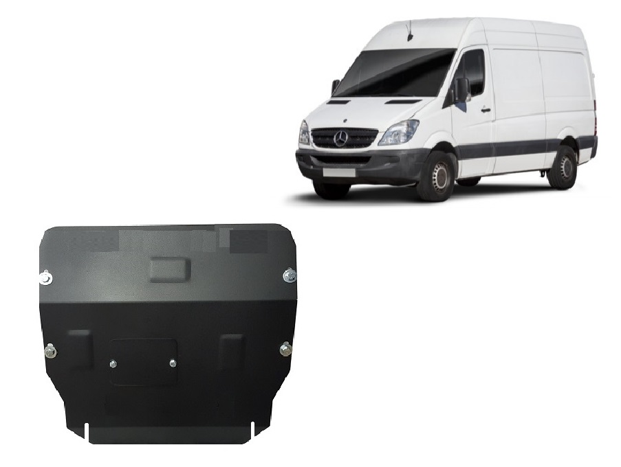 Mercedes Sprinter 906 4x4 (2006-2017) Engine Skid Plate - 2.5 mm Steel