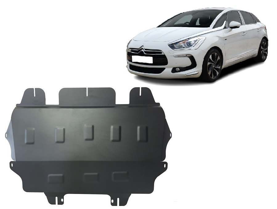Citroen DS5 (2011-2018) Engine, Gearbox, Radiator Skid Plate - 2 mm Steel