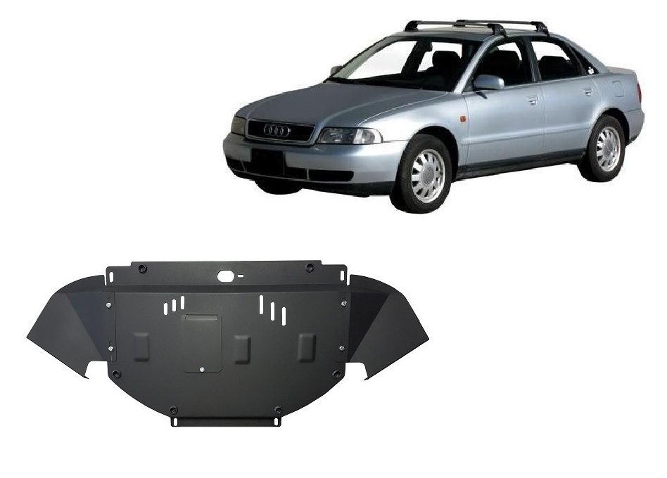 Audi A4 B5 (1995-2000) Engine, Front Bumper, Radiator Skid Plate - 2 mm Steel
