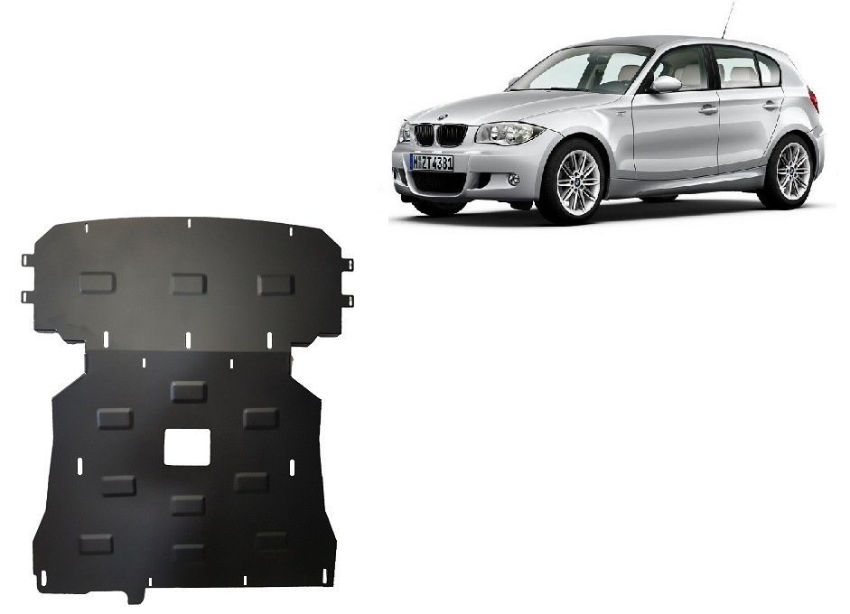 BMW Series 1 E81/E87/E82 (2004-2011) Engine, Front Bumper, Gearbox, Radiator Skid Plate - 2 mm Steel