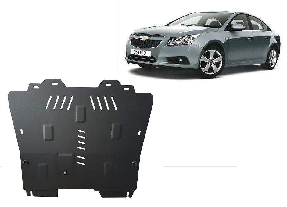 Chevrolet Cruze (2008-2016) Engine, Gearbox, Radiator Skid Plate - 2 mm Steel