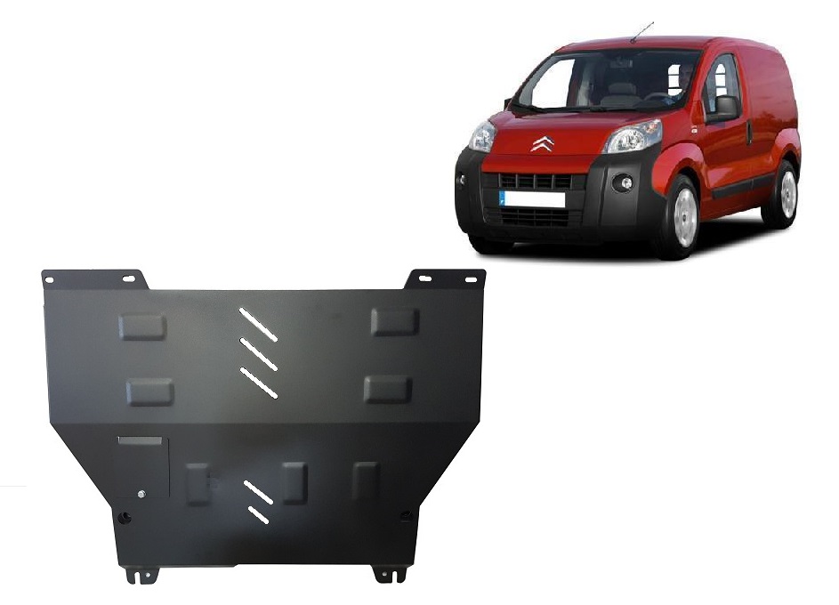 Citroen Nemo (2008-2017) Engine, Gearbox Skid Plate - 2 mm Steel