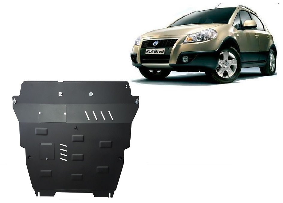 Fiat Sedici (2005-2014) Engine, Gearbox, Radiator Skid Plate - 2.5 mm Steel