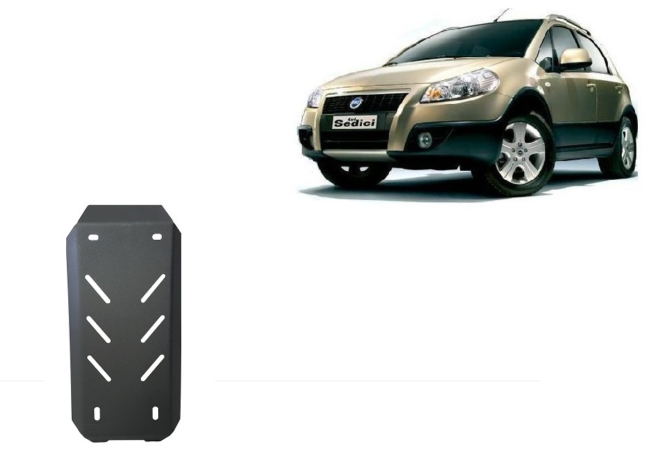Fiat Sedici (2005-2014) Differential Skid Plate - 3 mm Steel