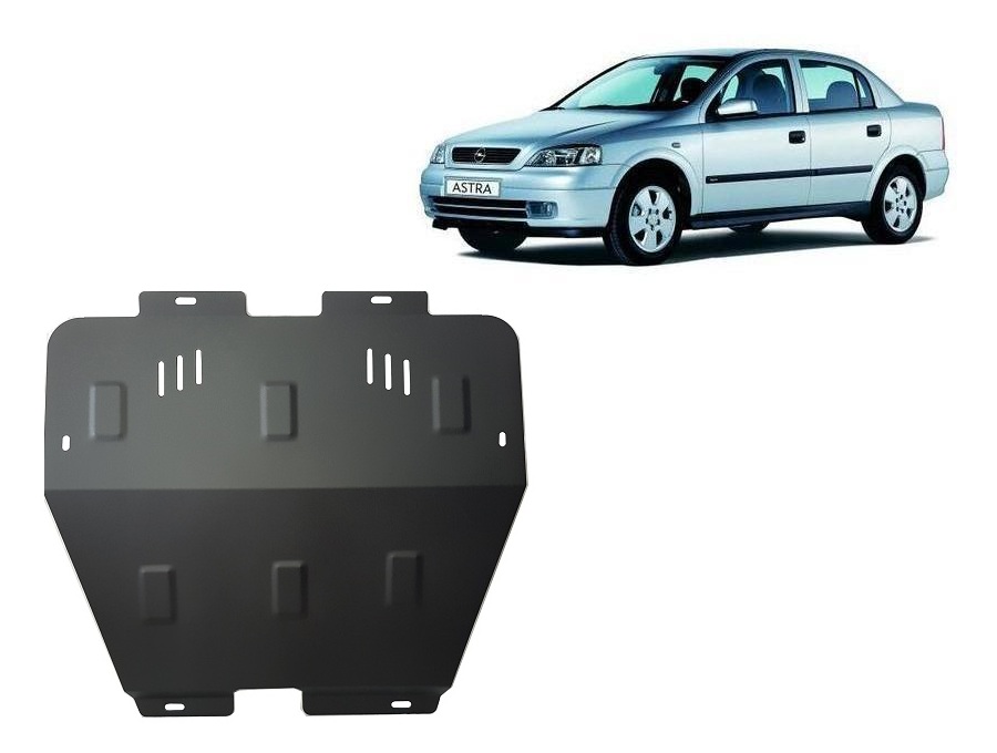 Opel Astra G (1997-2004) Engine, Gearbox, Radiator Skid Plate - 2 mm Steel