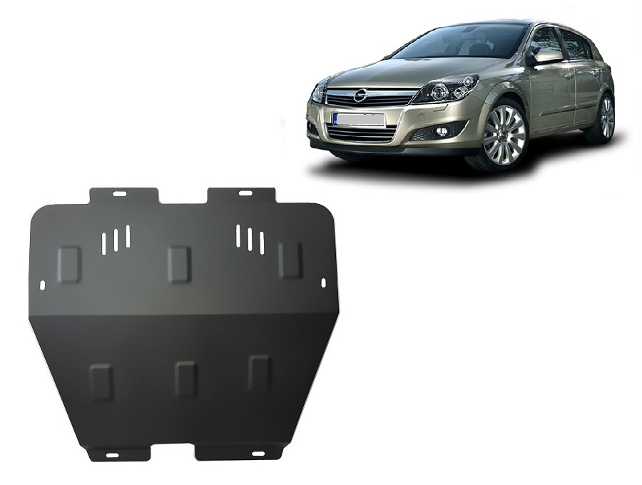 Opel Astra H (2004-2010) Engine, Gearbox, Radiator Skid Plate - 2 mm Steel