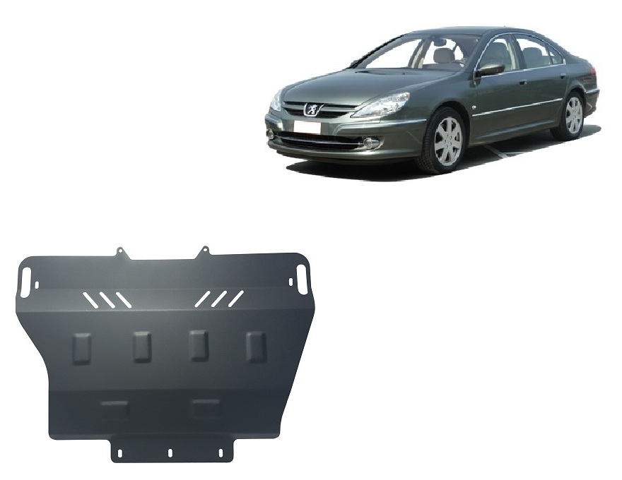 Peugeot 607 (2001-2010) Engine, Gearbox Skid Plate - 2 mm Steel
