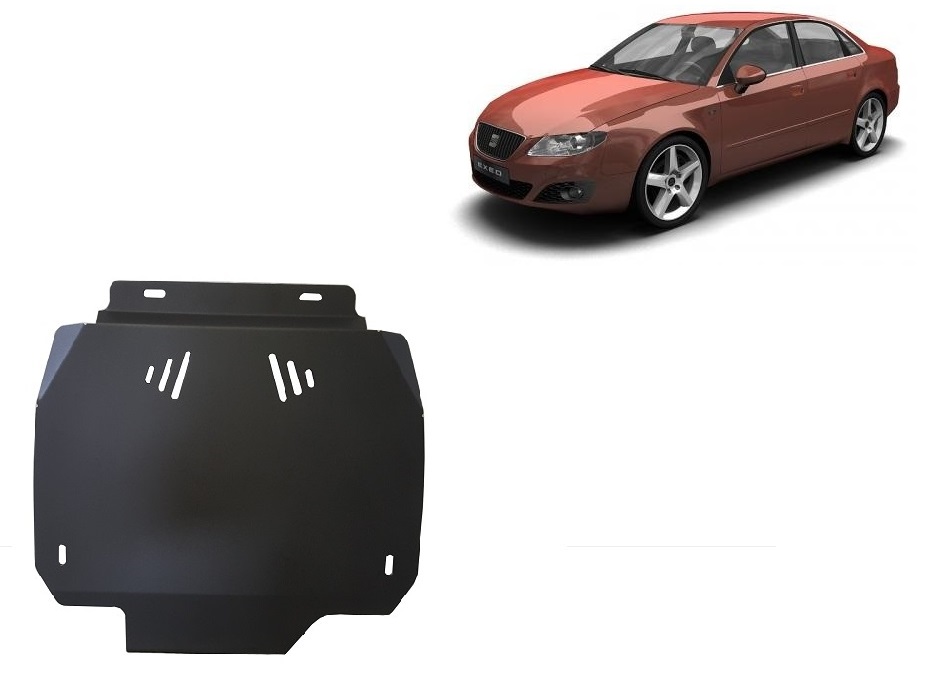 Seat Exeo (2008-2013) Gearbox Skid Plate - 2 mm Steel