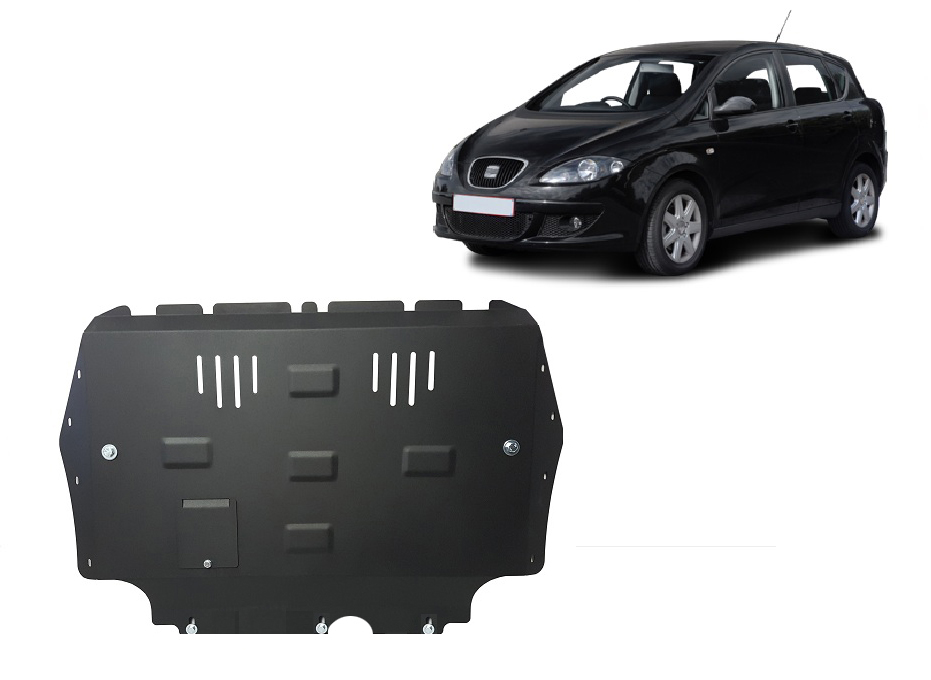 Seat Toledo 3 (2005-2012) Engine, Gearbox, Radiator Skid Plate - 2 mm Steel