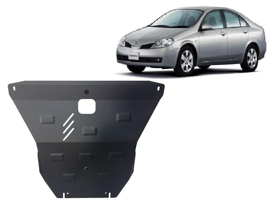 Nissan Primera P12 (2001-2007) Engine, Gearbox, Radiator Skid Plate - 2 mm Steel