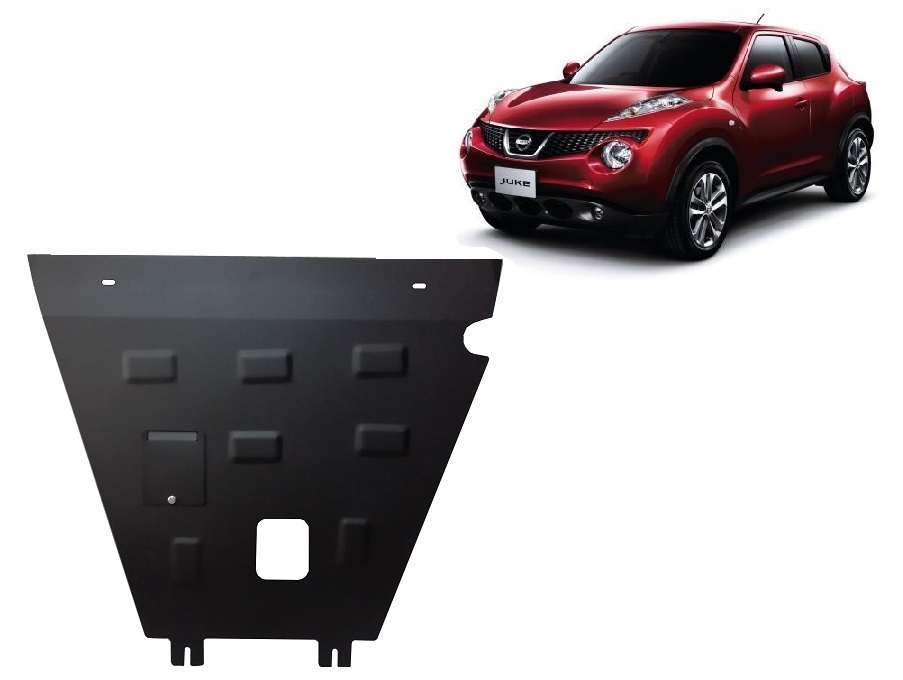Nissan Juke (2010-2019) Engine, Gearbox, Radiator Skid Plate - 2.5 mm Steel