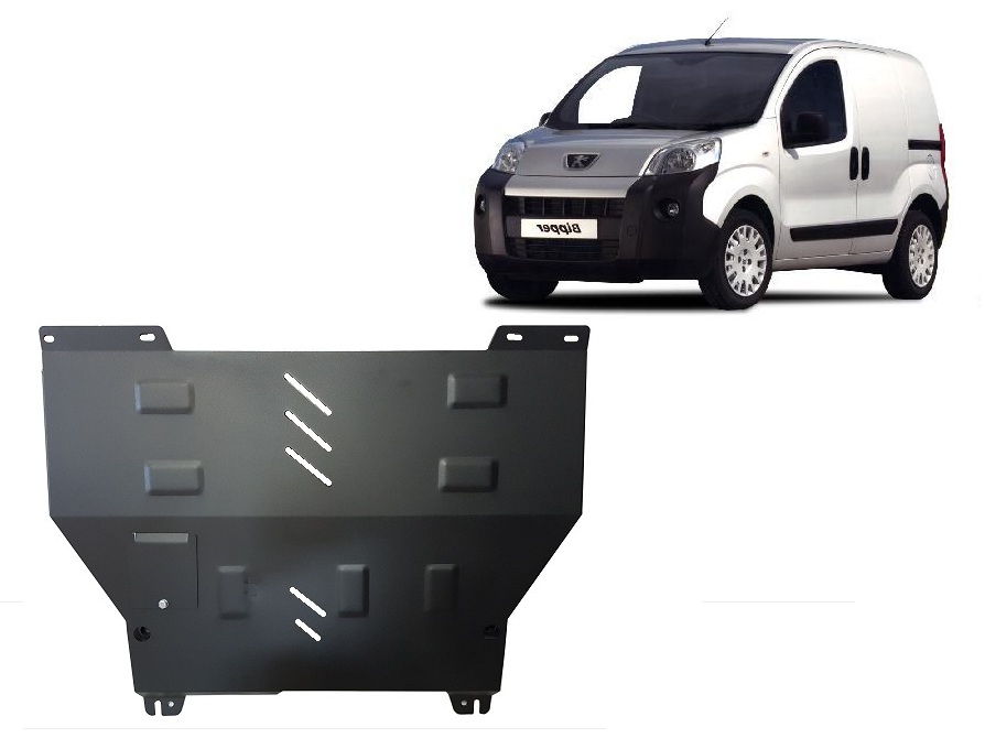 Peugeot Bipper (2007-2021) Engine, Gearbox Skid Plate - 2 mm Steel