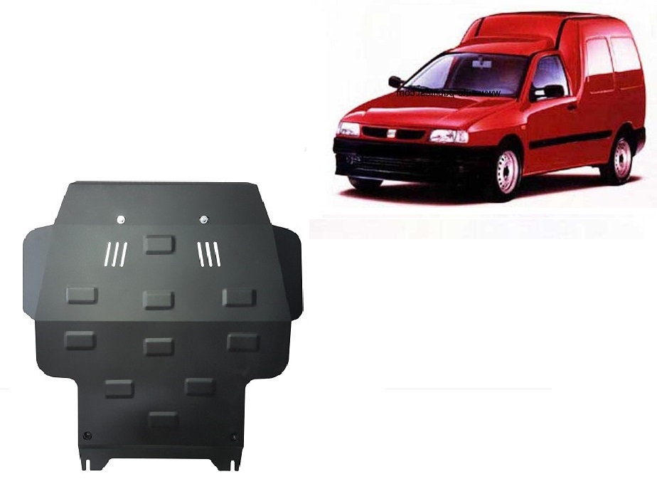 Seat Inca (1995-2002) Engine, Front Bumper, Gearbox, Radiator Skid Plate - 2 mm Steel