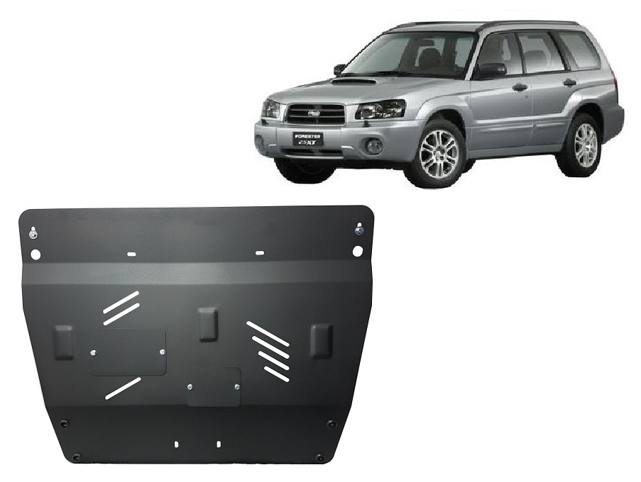Subaru Forester 2 (2002-2008) Engine Skid Plate - 3 mm Steel