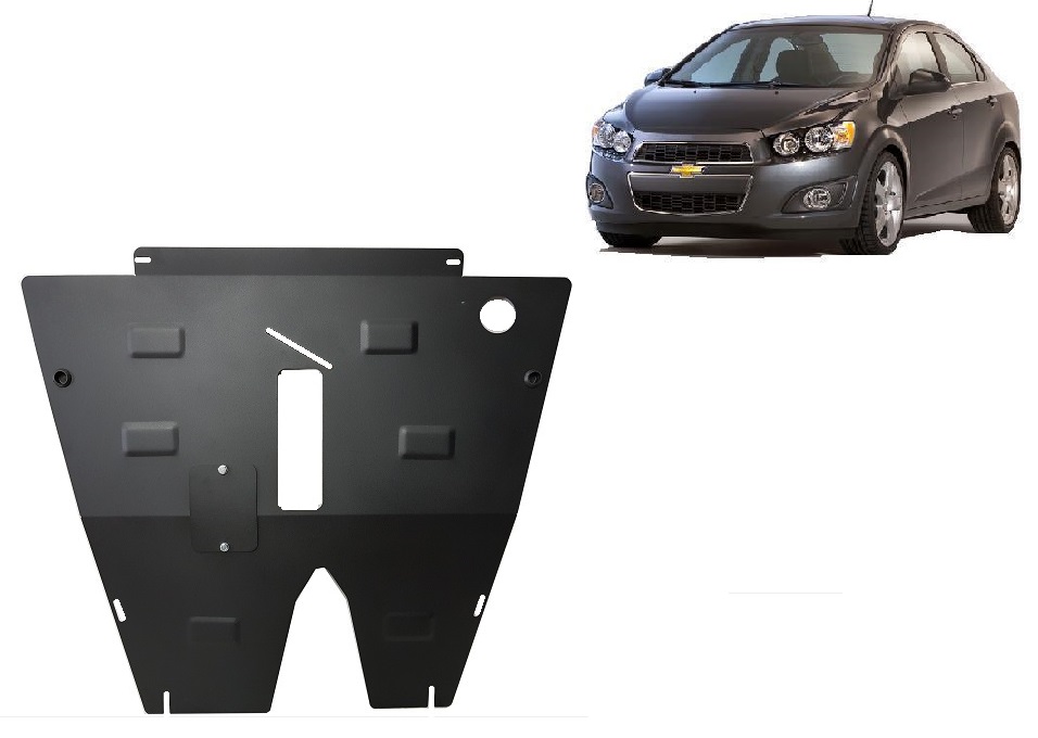 Chevrolet Aveo (2011-2020) Engine, Gearbox Skid Plate - 2 mm Steel