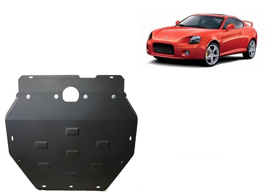 Hyundai Coupé Gk (2001-2010) Engine, Front Bumper, Gearbox, Radiator Skid Plate - 2 mm Steel