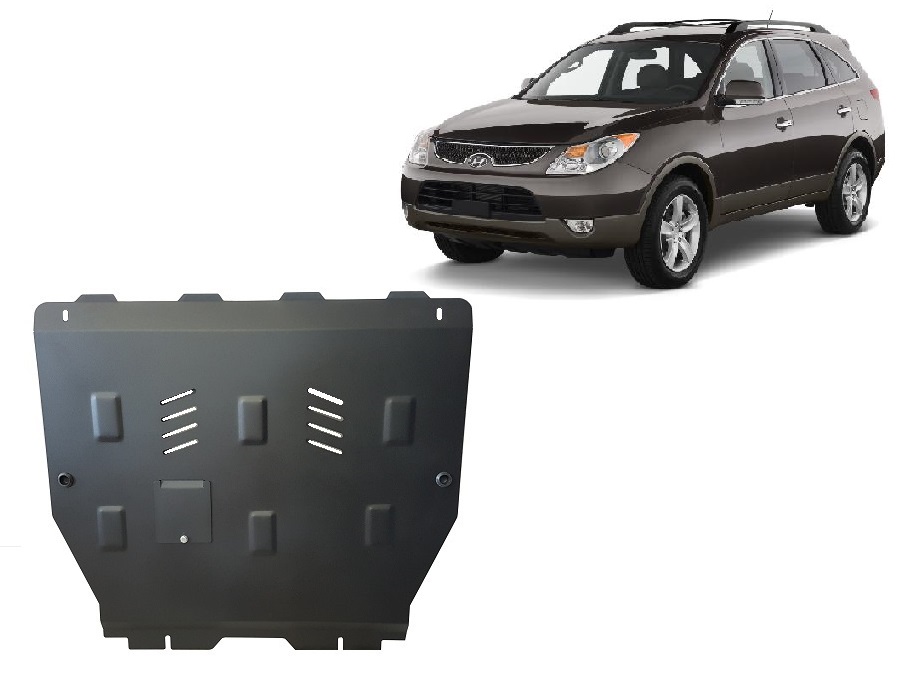 Hyundai Veracruz (2009-2015) Engine, Gearbox Skid Plate - 3 mm Steel
