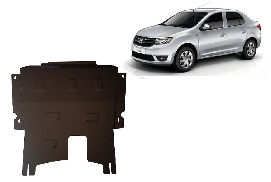 Dacia Logan 2 (2012-2020) Engine, Gearbox Skid Plate - 2 mm Steel