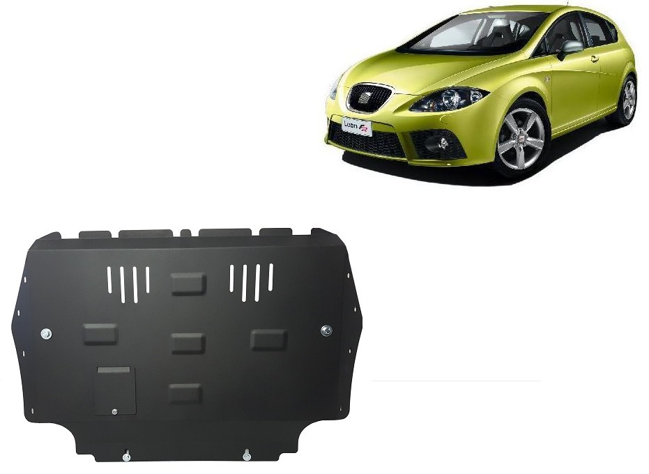 Seat Leon Mk2 (2010-2012) Engine, Gearbox, Radiator Skid Plate - 2 mm Steel
