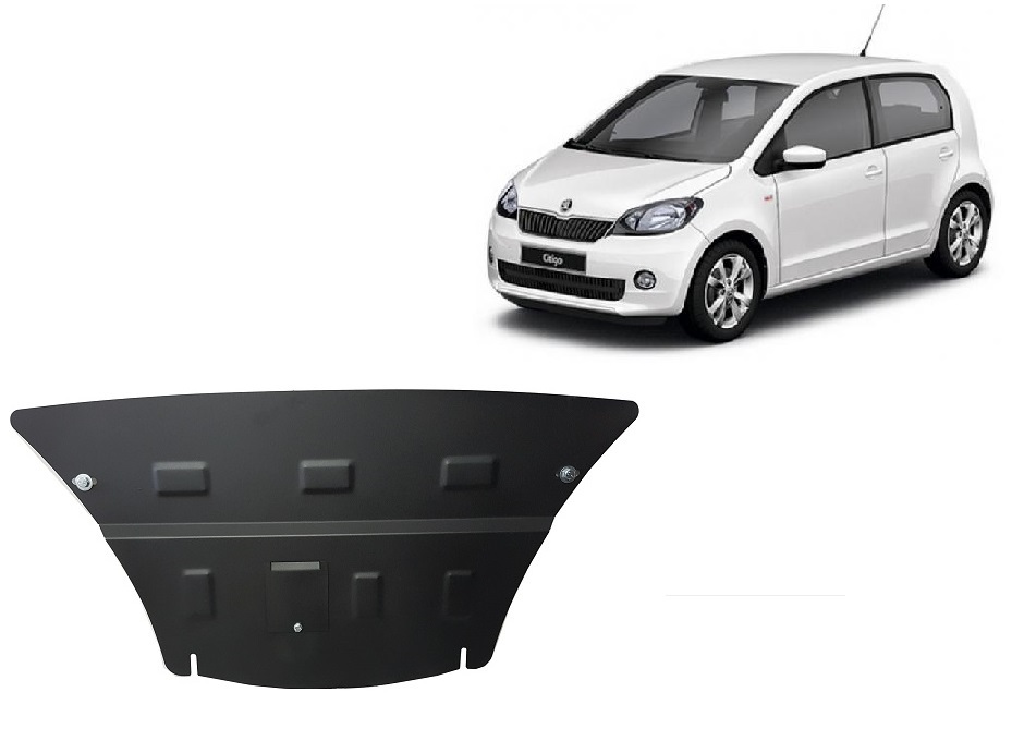 Skoda Citigo (2011-2020) Engine, Gearbox Skid Plate - 2 mm Steel