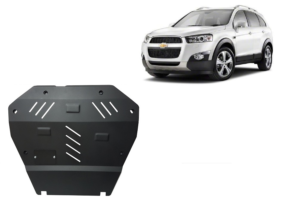 Chevrolet Captiva (2011-2018) Engine, Gearbox Skid Plate - 2 mm Steel