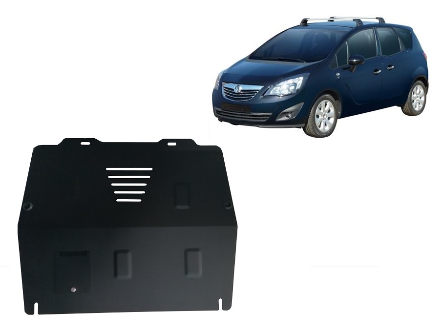 Opel Meriva B (2010-2017) Engine, Gearbox Skid Plate - 2 mm Steel