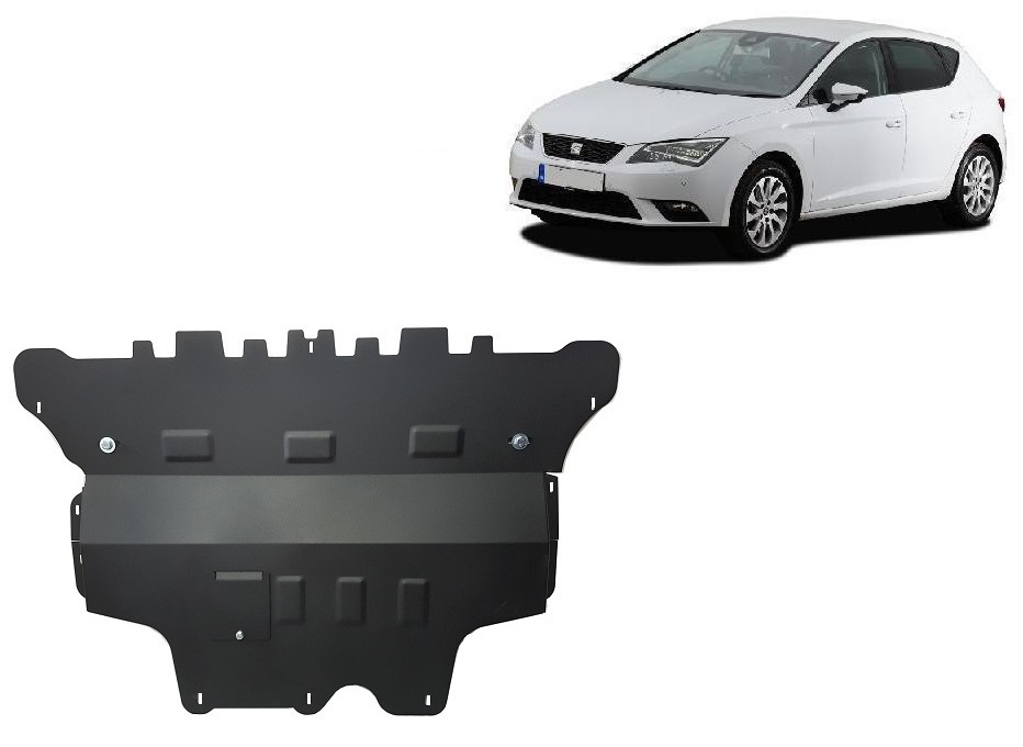 Seat Leon Mk3 (2012-2020) Engine, Gearbox Skid Plate - 2 mm Steel
