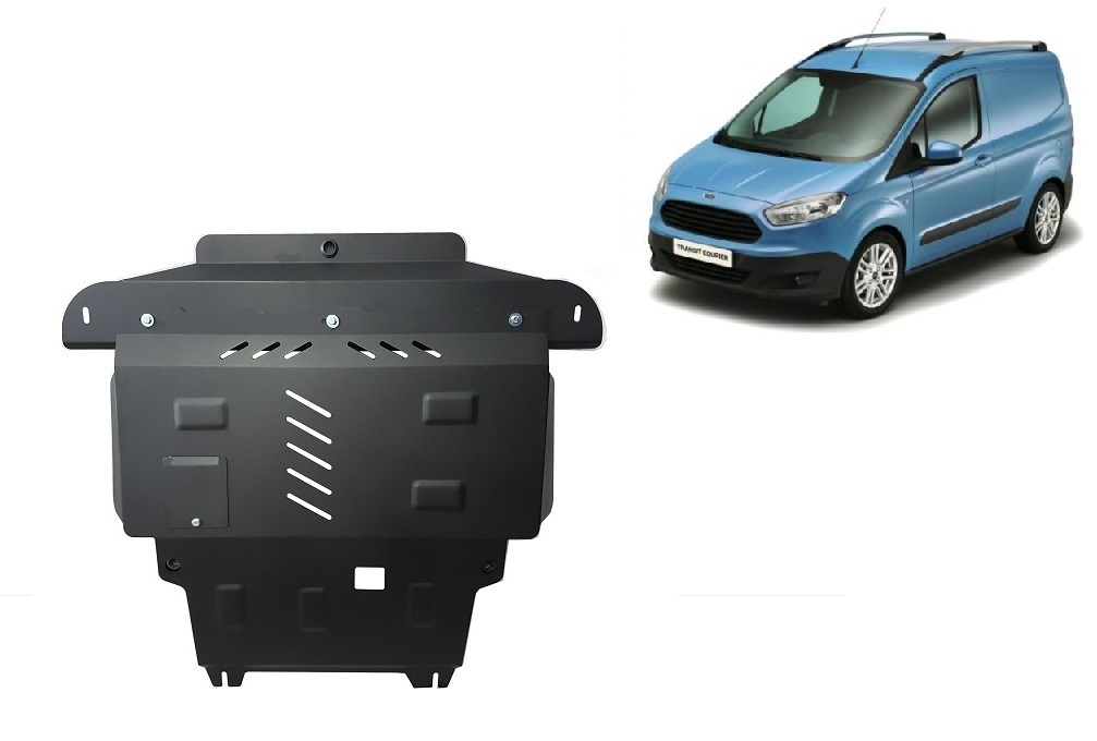 Ford Transit Courier (2014-2026) Engine, Gearbox Skid Plate - 2 mm Steel