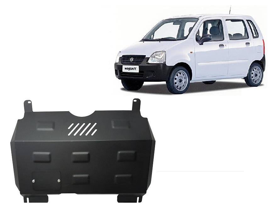 Suzuki Wagon R+ (1998-2026) Engine, Gearbox Skid Plate - 2 mm Steel