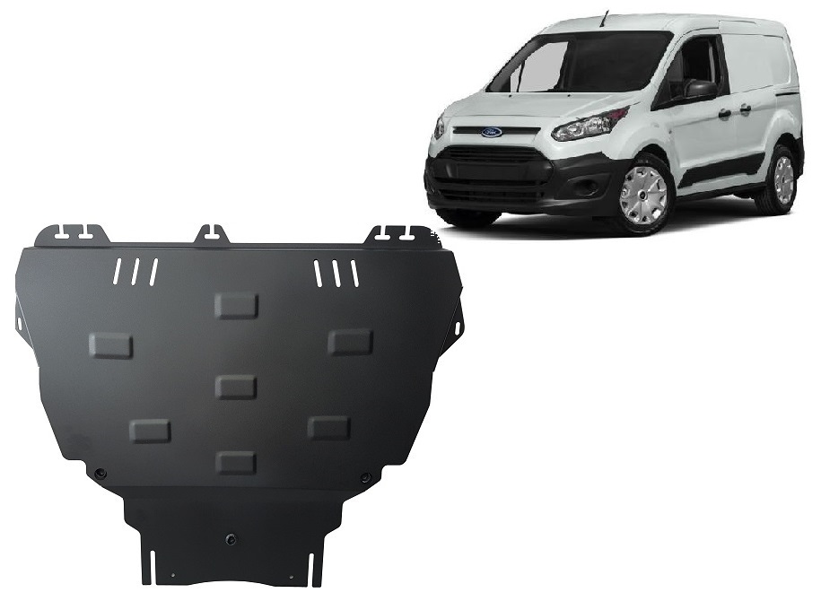 Ford Transit Connect (2013-2022) Engine, Gearbox, Radiator Skid Plate - 2 mm Steel