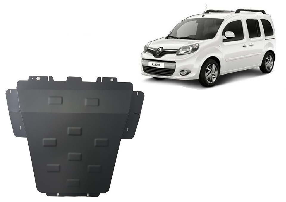Renault Kangoo (2008-2021) Engine, Gearbox Skid Plate - 2 mm Steel