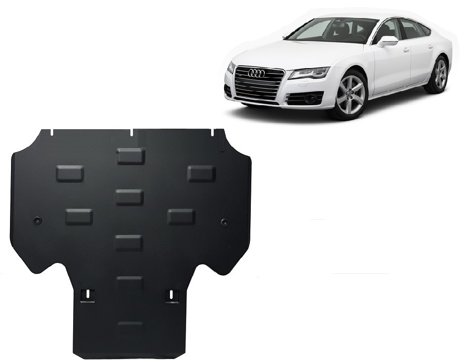 Audi A7 (2011-2018) Gearbox Skid Plate - 2 mm Steel
