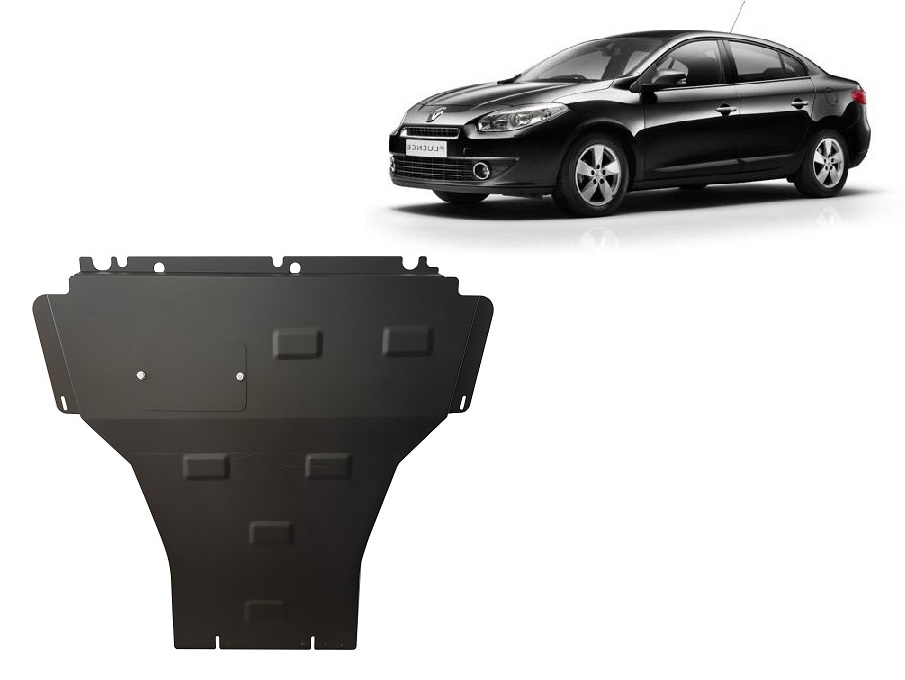 Renault Fluence (2010-2015) Engine, Gearbox, Radiator Skid Plate - 2 mm Steel