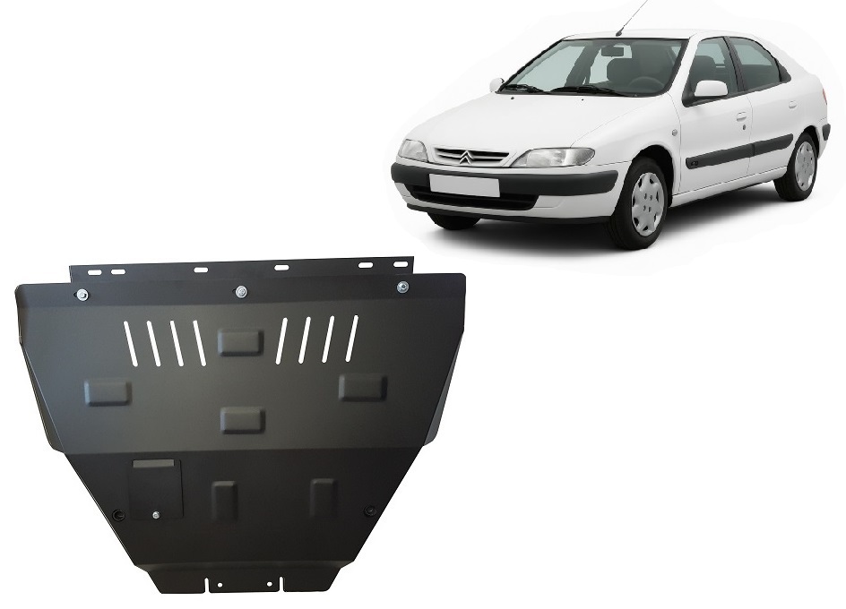 Citroen Xsara (1997-2004) Engine, Gearbox Skid Plate - 2 mm Steel
