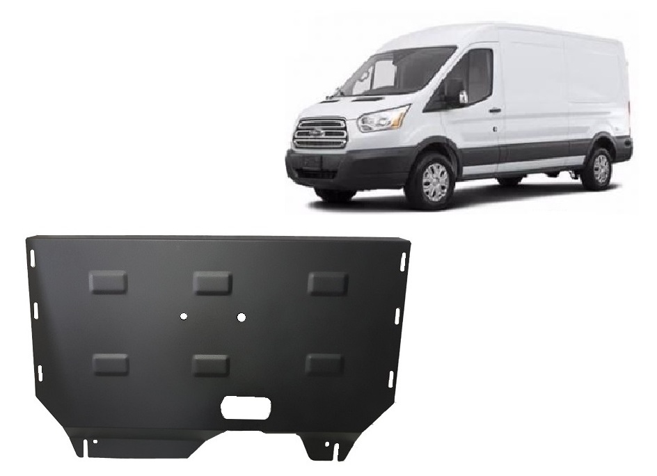 Ford Transit FWD (2013-2020) Engine, Gearbox Skid Plate - 2 mm Steel