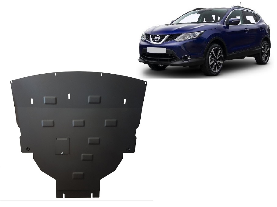 Nissan Qashqai J11 (2014-2021) Engine, Front Bumper, Gearbox, Radiator Skid Plate - 2 mm Steel