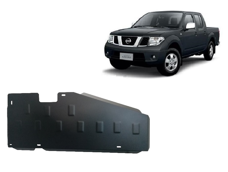 Nissan Navara D40 (2005-2015) Fuel Tank Skid Plate - 2.5 mm Steel